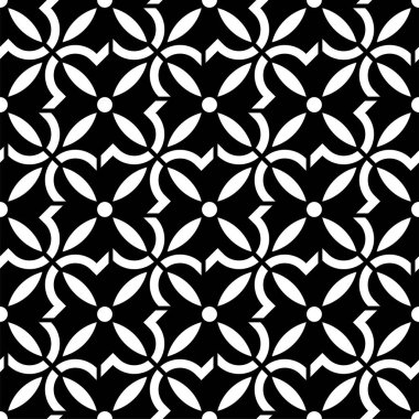 Doğu Grafik Tasarımı 'nın tekrarlanan Geometrik desenleri. Basılabilir vektörün kusursuz deseni. Bağlantı düğümleri sancak tasarımı.