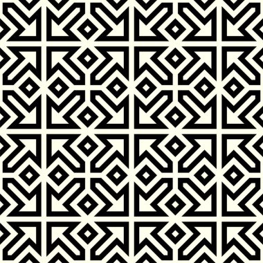 Yazdırılabilir Art vektörünün geometrik desenleri tekrarlanıyor. Kusursuz desen kapağı arka planının grafiksel tasarımı. Bağlantı düğümleri pankart arkaplan tasarımı.