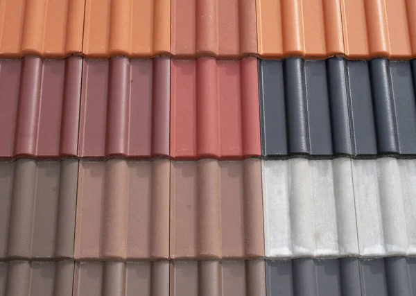 Telhas Cerâmica Coloridas Closeup Sho — Fotografia de Stock