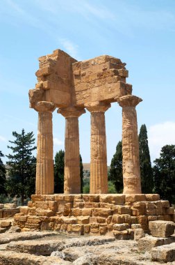 Tapınak Vadisi, Agrigento, İtal 'deki 