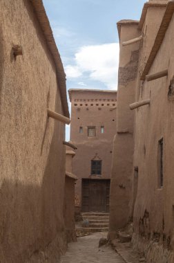 Ait Ben Haddou Caddesi, Fas, Afrika 'daki UNESCO dünya mirası