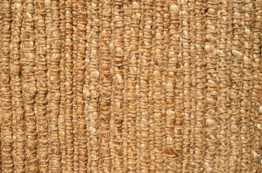 Yeni sıkı kahverengi örülmüş halı...