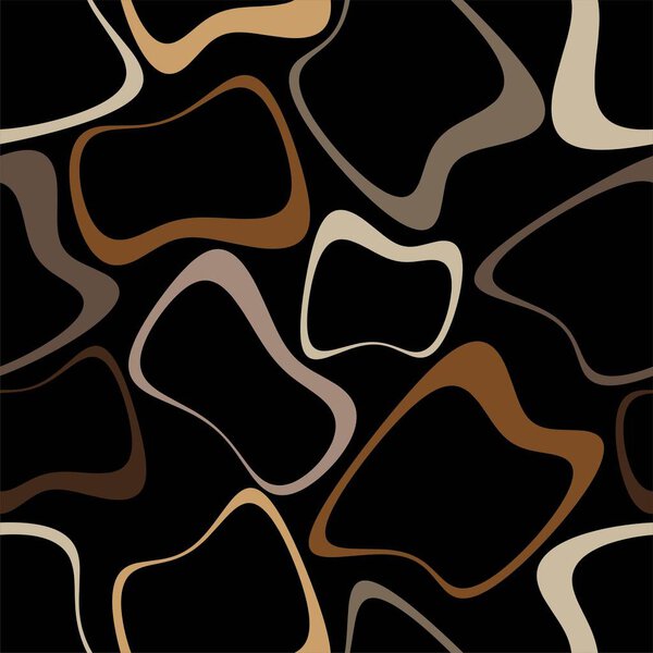 Seamless pattern decorated with chains and pearls.