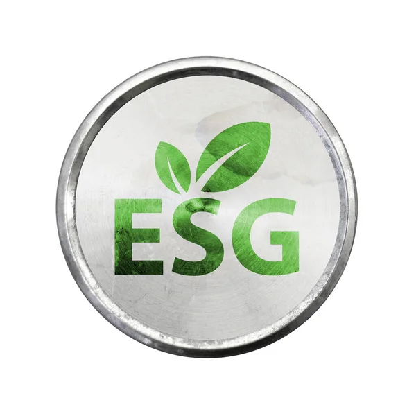 Esg Icons White Background — Stock Photo, Image