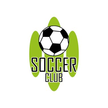 Beyaz arka planda futbol kulübü logosu