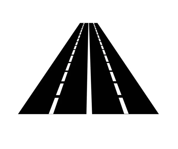 Straßensymbol Auf Weißem Hintergrund — Stockvektor