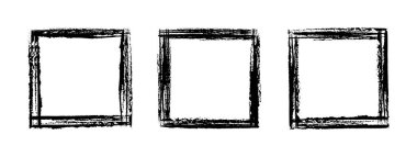 beyaz arkaplanda grunge çerçeve