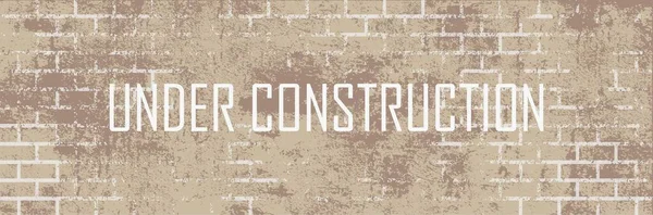Panneau Mural Brique Contexte Construction — Image vectorielle