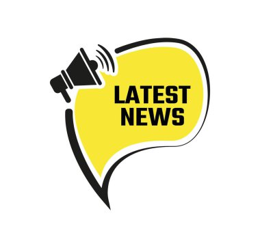 Beyaz arkaplanda son haberler