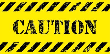 grunge çizgili uyarı işareti 