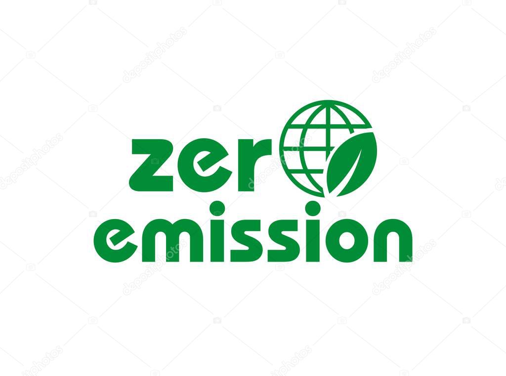 Reducing CO2 emissions to stop climate change sign