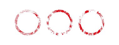 Çamur ve yuvarlak yol işareti.