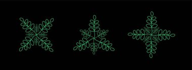 Donmuş kar tanesiyle mutlu noeller.