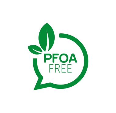 Beyaz arkaplanda pfoa serbest işareti