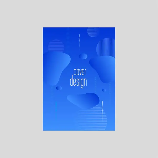 Design Couverture Moderne Avec Des Formes Géométriques Abstraites — Image vectorielle