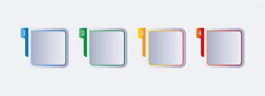 Yazdırma ve reklam tasarımları için bilgi etiketi tasarımı