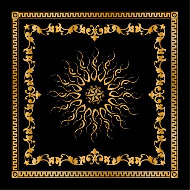 Değerli taşlar, altın zincirler ve incilerle süslenmiş kusursuz desenler..