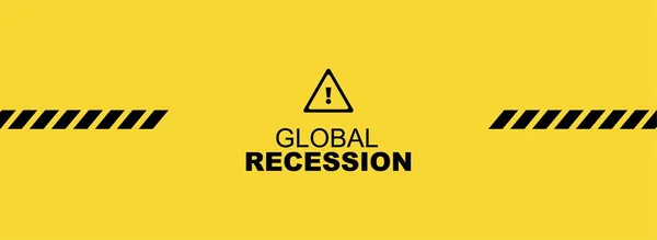 Background Worldwide Economic Recession Covid — Vetor de Stock