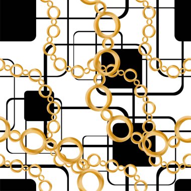 Değerli taşlar, altın zincirler ve incilerle süslenmiş kusursuz desenler..