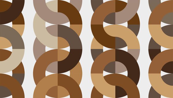 Seamless pattern decorated with chains and pearls.