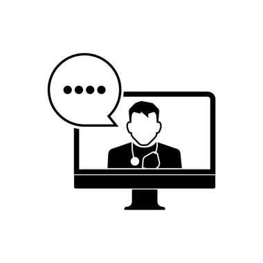 Beyaz arkaplanda çevrimiçi düzenleme simgesi