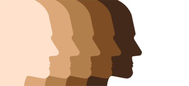 racism icon on white background clipart