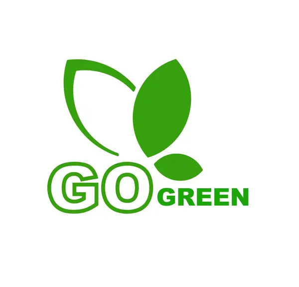 Icona Verde Sfondo Bianco — Vettoriale Stock