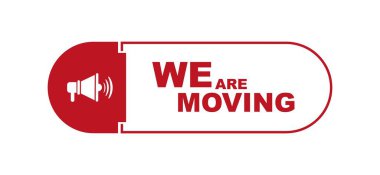 Beyaz arkaplanda hareket işareti var.