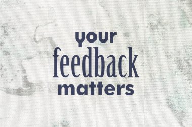 geri bildirim konularınız beyaz arkaplanda imzalayın