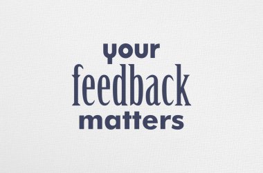 geri bildirim konularınız beyaz arkaplanda imzalayın