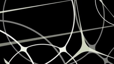 Boşluktaki çizgilerle oluşturulan şekiller