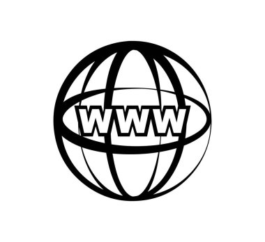 dünya çapında web simgesi vektörü