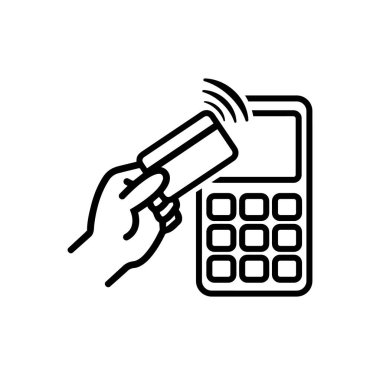 Beyaz arkaplanda pos simgesi