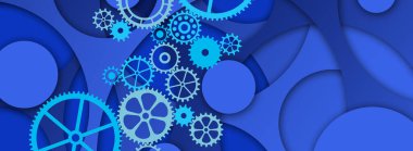 Beyaz arkaplanda endüstri simgesi