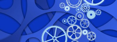 Beyaz arkaplanda endüstri simgesi