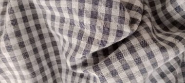 yakın plan buruşuk kumaş siyah ve beyaz soyut arkaplan