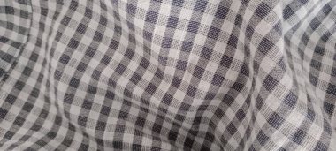 yakın plan buruşuk kumaş siyah ve beyaz soyut arkaplan