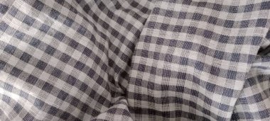 yakın plan buruşuk kumaş siyah ve beyaz soyut arkaplan