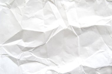 Buruşuk ve buruşuk eski kağıt