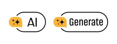 ai beyaz arkaplanda oluşturulmuş simge