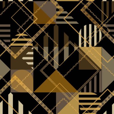 Değerli taşlar, altın zincirler ve incilerle süslenmiş kusursuz desenler..