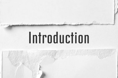 Beyaz üzerine giriş metni