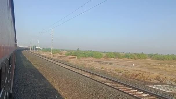 Train Course Indien Vitesse Lente — Video