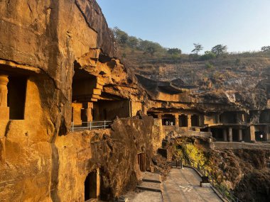 Hindistan 'daki antik tapınak.