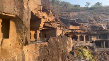 Kailas tapınağı Ellora mağaraları Hindistan 