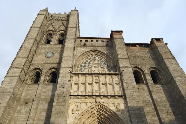アビラの救世主の大聖堂 ユネスコの世界遺産 スペイン — ストック写真