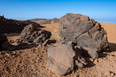 Volkan Pico del Teide ve Pico Viejo İspanya 'da Tenerife' de