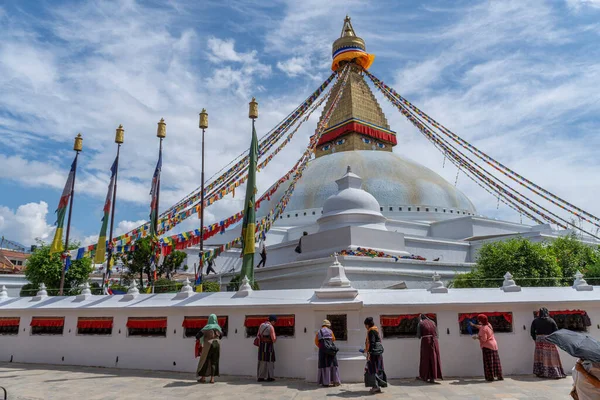 Boudhanath, Nepal Katmandu 'daki Büyük Stupa.