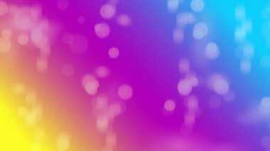 Gradyan soyut renkli suluboya bokeh video arka planı. Kusursuz döngü hareketi video arkaplanı