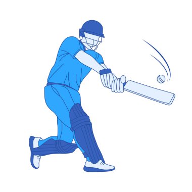 stilize edilmiş vektör spor kriket afişi illüstrasyonuName